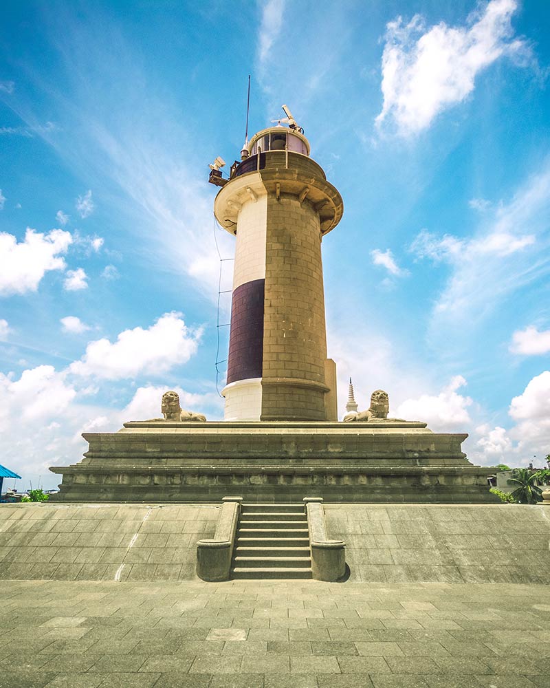 Old Galle Buck Lighthouse-Galle Face Green Colombo Sri Lanka