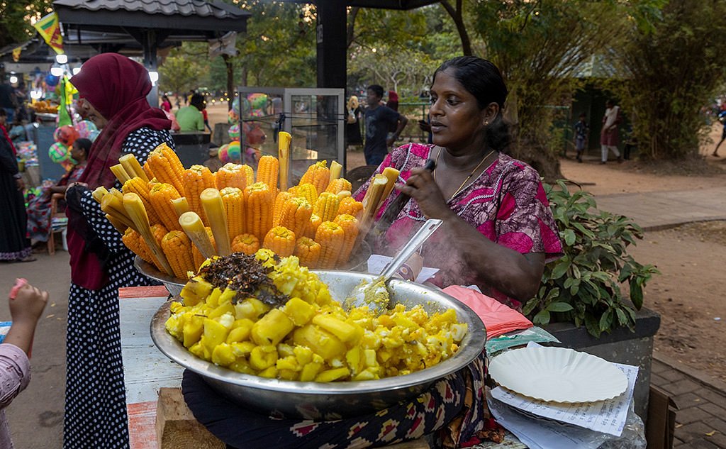 Food Stalls Viharamahadevi Park Colombo