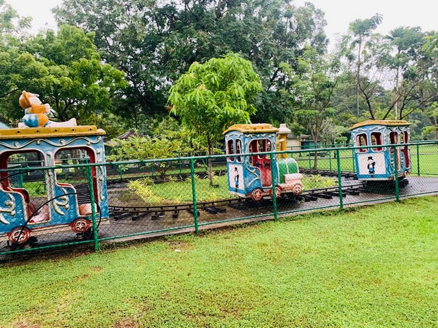 Train rides in Viharamahadevi Park Colombo