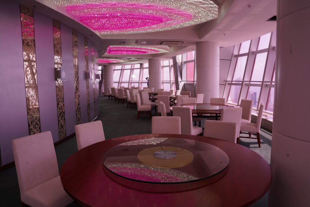 The Restaurant Banquet Hall on the fourth floor 