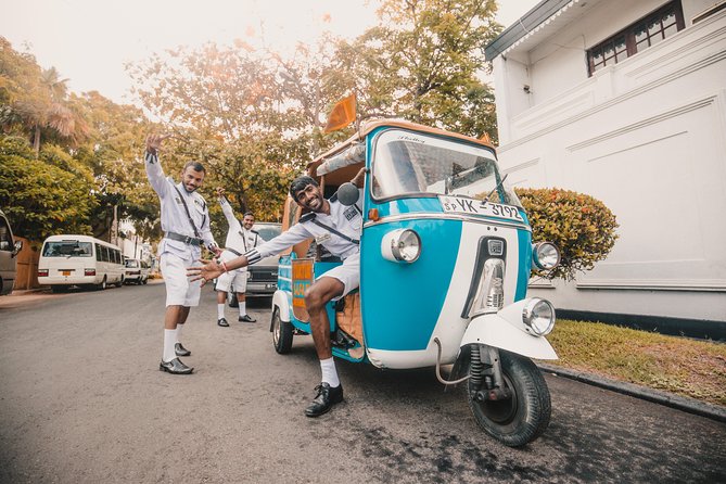 "THE ORIGINALS" Tuk Tuk Safari Colombo, the first and the best. - Hindu temple stop plus a 1749 Protestant church area